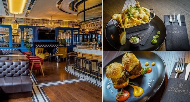 Enjoy a Exclusive Experience - 3 Course Meal for Two People and a Glass of Wine Each at Zozimus Bar for only €45