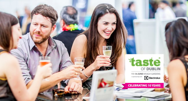 Taste of Dublin - Taste Lovers Ticket - Special Double Day Entry Ticket plus complimentary glass of Champagne Taittinger only €10