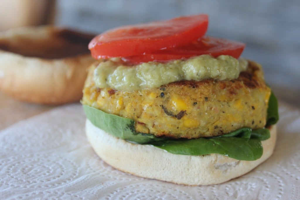 Carmel Hall Chickpea Burger