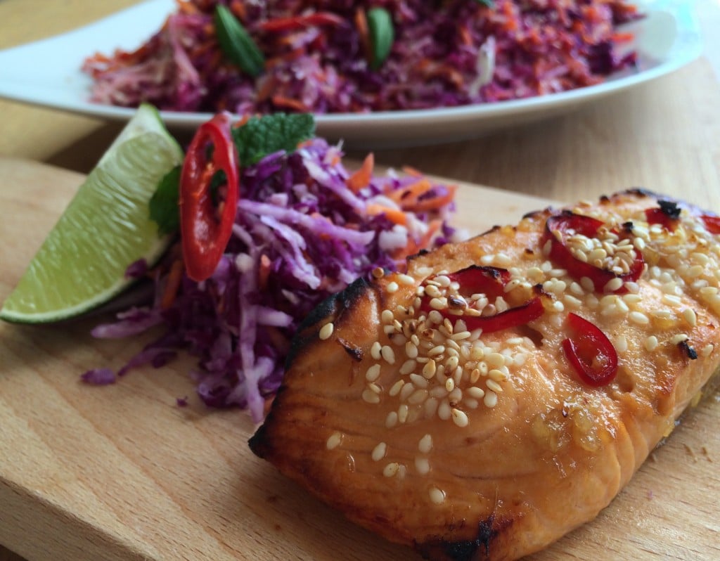 Wonky Spatula Grilled Asian Salmon