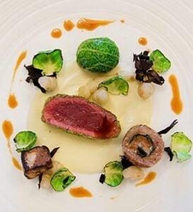 Ashford Castle Venison Christmas Dinner