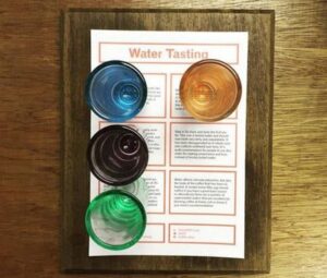 3fe Water Tasting Menu