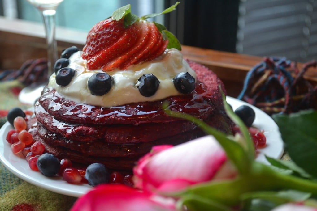 My Nutrition Red Velvet Pancakes
