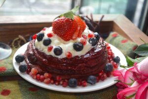 My Nutrition Red Velvet Pancakes