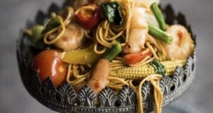 Saba Spicy Egg Noodles with Prawns