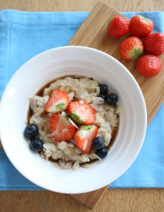 Wonky Spatula Creamy Almond Porridge