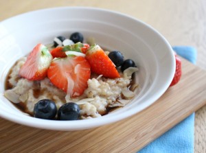Wonky Spatula Creamy Almond Porridge