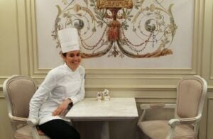 Chef Marion Flipo at Laduree Dublin