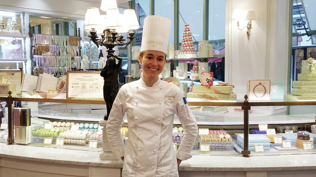 Chef Marion Flipo at Laduree Dublin