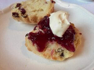 Carton House Fruit Scone with Jam & Clotted Cream
