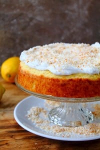 Grain Free Lemon Cauliflower Cake