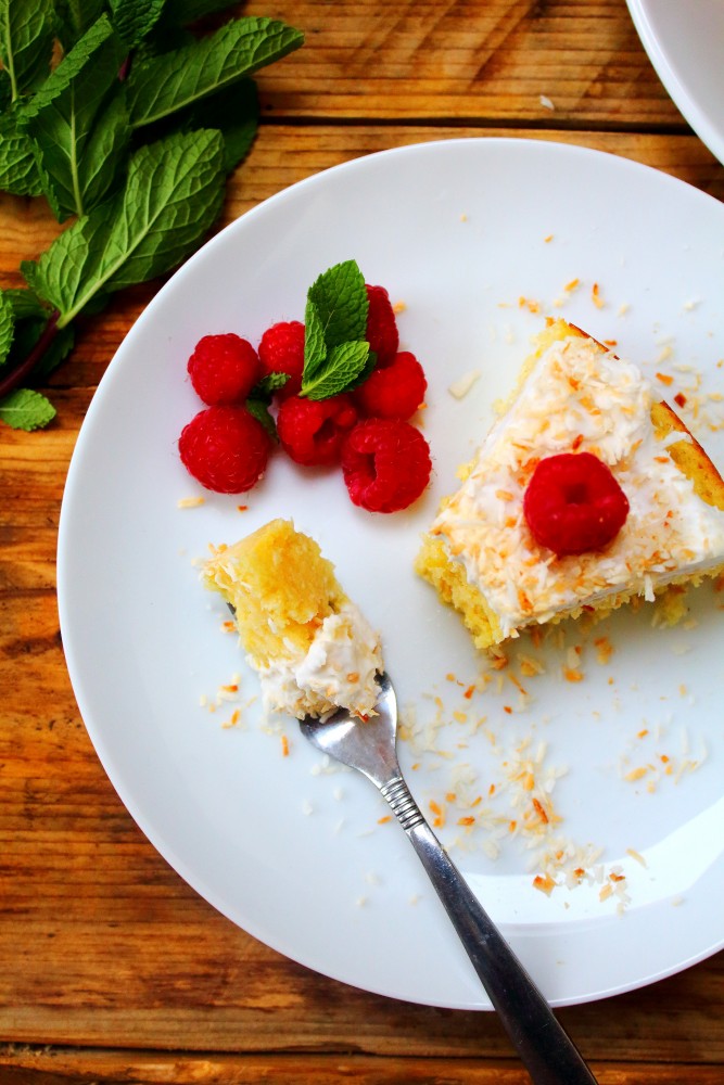 Grain Free Lemon Cauliflower Cake