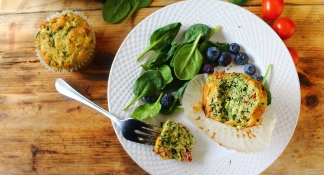 Savoury Breakfast Muffins by Peachy Palate