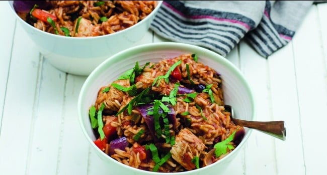 Jambalaya Chicken, Enjoy! Cookbook, Sheila Kiely