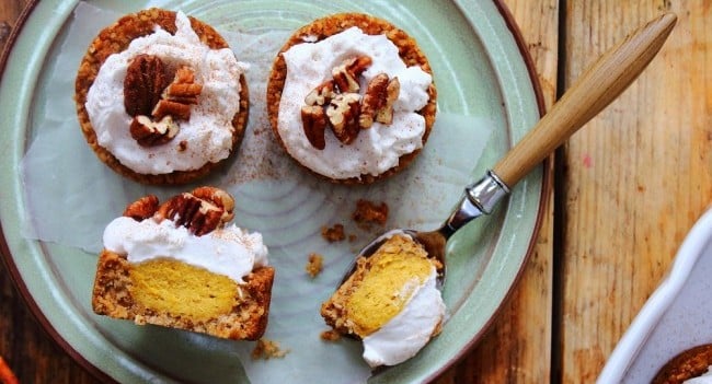 Peachy Palate Mini Baked Carrot Cake Cheesecake