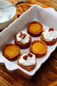 Peachy Palate Mini Baked Carrot Cake Cheesecake