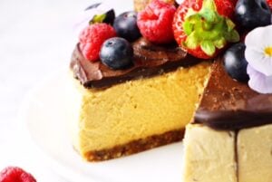 Salted Caramel Cheesecake Recipe The Goodfood Goddess