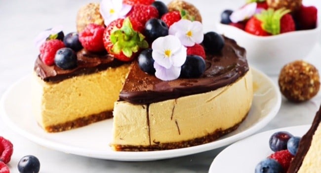 Salted Caramel Cheesecake Recipe The Goodfood Goddess