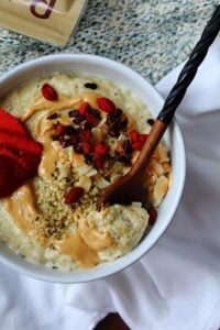 Hemp Porridge Recipe by Peachy Palate