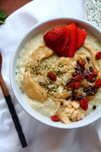Hemp Porridge Recipe by Peachy Palate