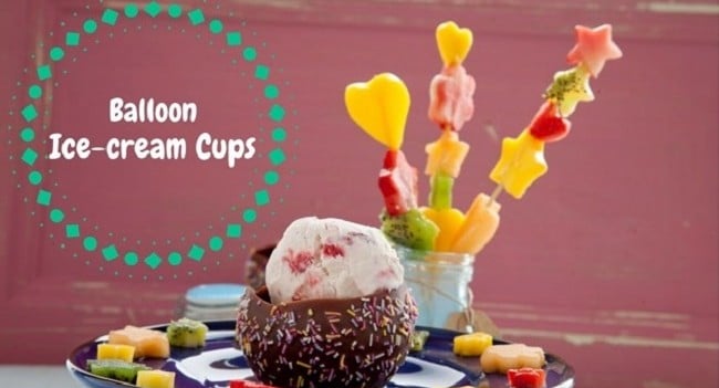 Balloon Ice-cream Cups