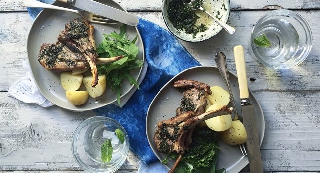 Mint Marinaded Lamb Chops Recipe Video by Jette Virdi