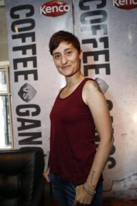 Tattoo Artist Cally-Jo Portrayed Hope at Kenco's Coffee Vs. Gangs Campaing Launch