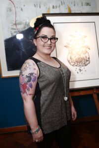 Tattoo Artist Cally-Jo Portrayed Hope at Kenco's Coffee Vs. Gangs Campaing Launch