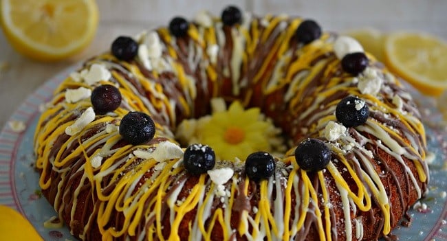 Lemongrass & Blueberry Bundt Cake Recipe Irish Baking Adventures