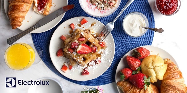 Strawberry Pancakes recipe Electrolux