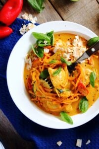 Summer Thai Basil Chicken Curry
