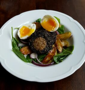 Warm Black Pudding and Apple Salad Recipe by Donna Hennessy