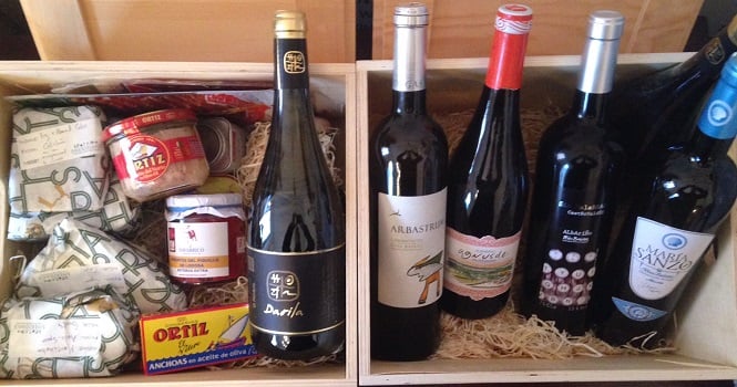 Albariño Rias Baixas and Sheridans hamper