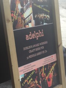 Adelphi, Middle Abbey Str - Bar Review