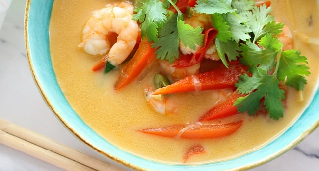 Coconut Prawn Curry Recipe by The Wonky Spatula