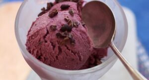 Blackberry Ice Cream Recipe Video by Jette Virdi for TheTaste
