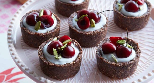 Mini Coconut and Cherry Tarts Recipe by Fearne Cotton