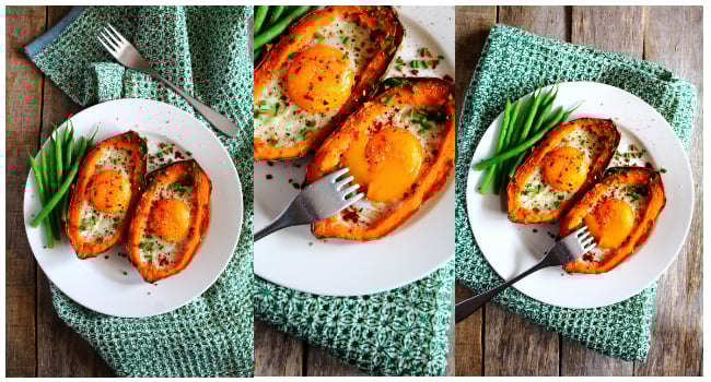 Sweet Potato Egg Boats Peachy Palate