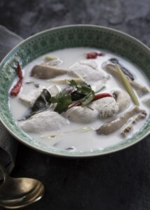 Tom Kha Gai Chicken Coconut Soup Recipe from Saba Restaurant