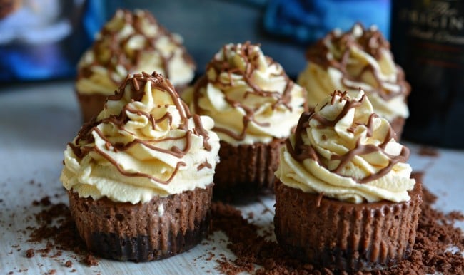 Mini Bailey's Chocolate Cheesecake Recipe by Karyn Ryan