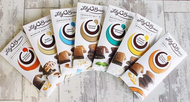 Lily O'Brien's new Chocolate Bar Earned Prestigious Gold Star Great Taste Award for
