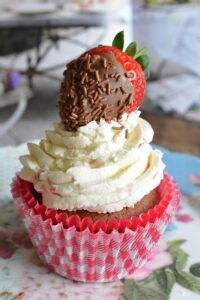 Nutella and Strawberry Cupcakes Recipe by Karyn Ryan