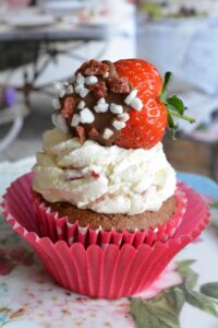 Nutella and Strawberry Cupcakes Recipe by Karyn Ryan