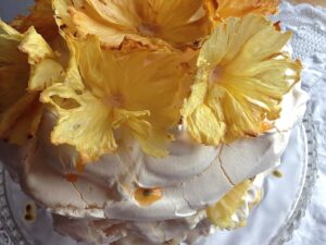 Pineapple Flower Pineapple & Passion Fruit Pavlova Recipe by Niamh Mannion