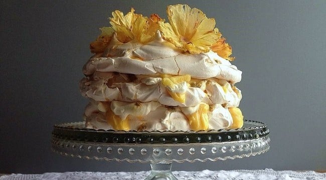 Pineapple & Passion Fruit Pavlova Recipe by Niamh Mannion