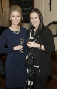 Grace Carroll and Tara Kelly at BALFES Dublin attending the official Irish launch party for Thomson & Scott Skinny Prosecco