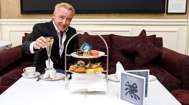 Michael Flatley Afternoon Tea at The Shelbourne