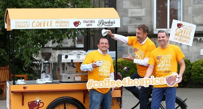 Bewley's to Hold Ireland's Biggest Coffee Morning for Hospice 2016