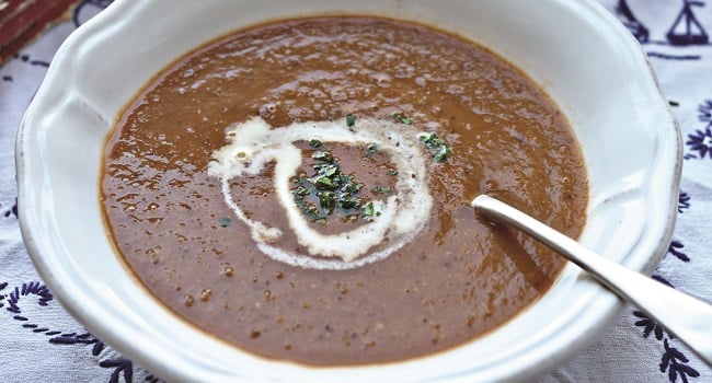 Velvety Vegetable Soup with Altamura Crostini Recipe by Eileen Dunne Crescenzi
