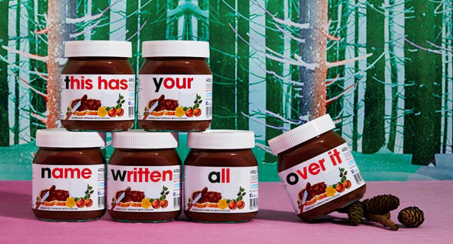 They're back! Personalised Nutella jars return to Brown Thomas